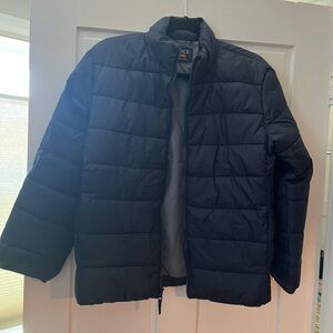 Boys Winter Puffer-lightweight navy blue